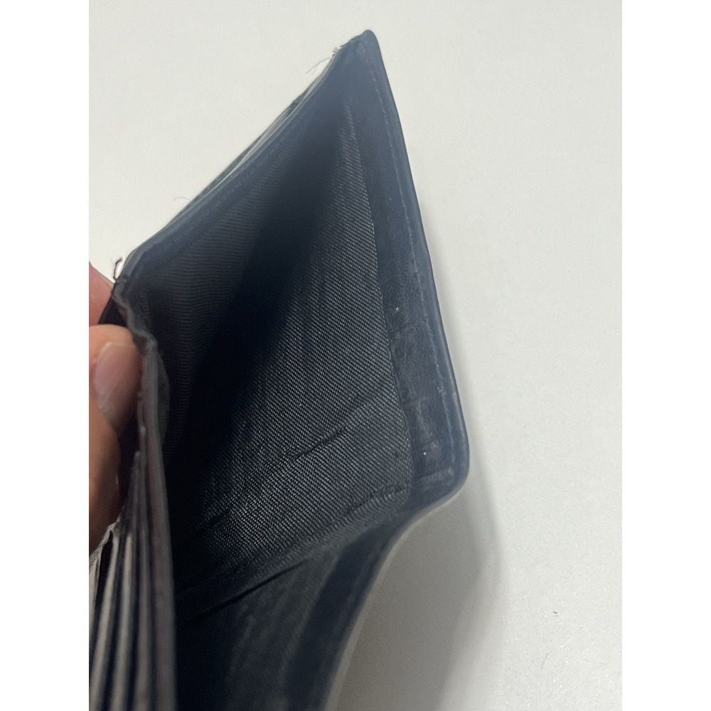 Vintage Christian Dior Black Bifold Men's Wallet with Logo - Picture 7 of 9